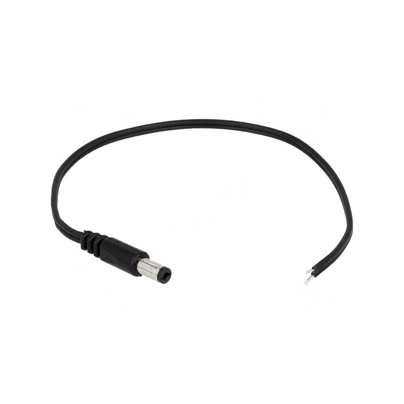 Cablu DC 5,5/2,1 mm 2x0,5mm2, mufă drept, 3m, negru | Electronic-mag.ro | Componente Electronice Cablu DC 5,5/2,1 mm 2x0,5mm2, mufă drept, 3m, negru | Electronic-mag.ro | Componente Electronice
