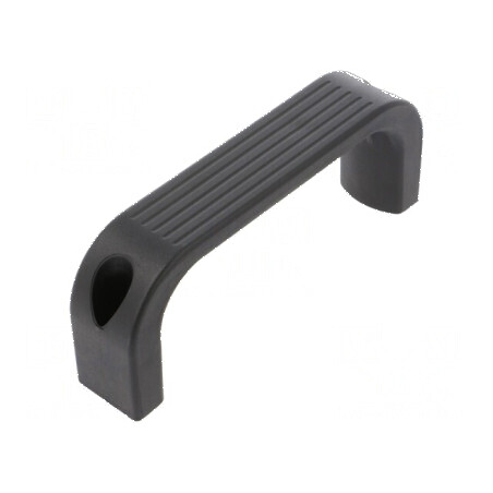 Suport poliamidă neagră 50mm x 133mm x 26mm cu manetă | Electronic-mag.ro | Componente Electronice