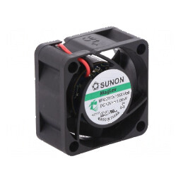 Ventilator DC axial 12V 40x40x20mm 18,25m3/h 27,5dBA | Electronic-mag.ro | Componente Electronice