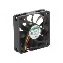 Ventilator DC axial 12V 60x60x15mm 44,62m3/h 34,2dBA Vapo | Electronic-mag.ro | Componente Electronice