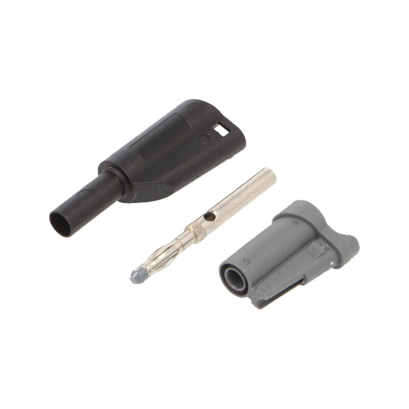 Conector banană 4mm 36A 1kVAC negru cu izolație 58,9mm | Electronic-mag.ro | Componente Electronice Conector banană 4mm 36A 1kVAC negru cu izolație 58,9mm | Electronic-mag.ro | Componente Electronice