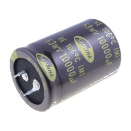 Condensator electrolitic SNAP-IN 10000uF 63VDC Ø35x50mm ±20% | Electronic-mag.ro | Componente Electronice