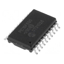 Microcontroler PIC 16, 7kB, 20MHz, 2-5.5VDC, SMD SO20 | Electronic-mag.ro | Componente Electronice