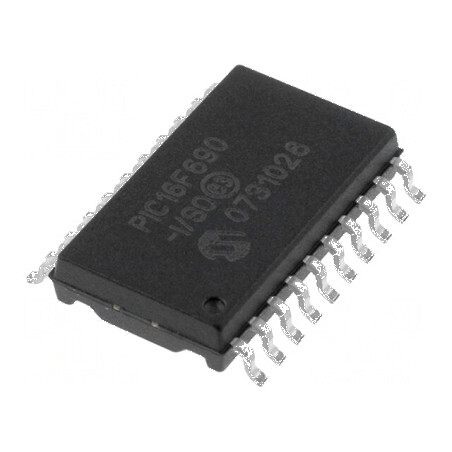 Microcontroler PIC 16, 7kB, 20MHz, 2-5.5VDC, SMD SO20 | Electronic-mag.ro | Componente Electronice
