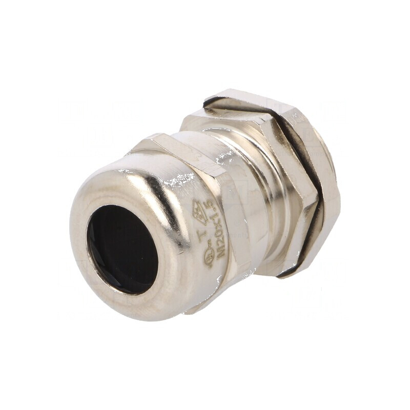 Garnitură etanșare M20 1,5 IP68 alamă | Electronic-mag.ro | Componente Electronice