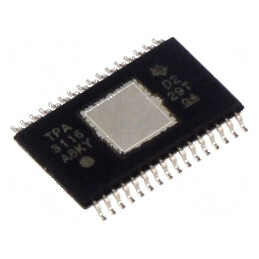 Amplificator audio IC 100W 4,5-26VDC 2 Canale HTSSOP32 4Ω | Electronic-mag.ro | Componente Electronice