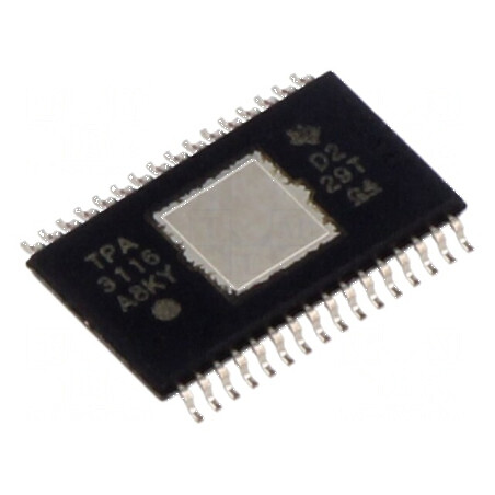 Amplificator audio IC 100W 4,5-26VDC 2 Canale HTSSOP32 4Ω | Electronic-mag.ro | Componente Electronice