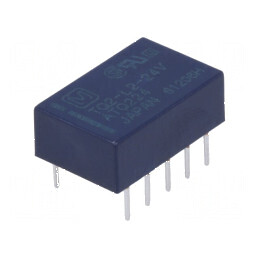 Releu electromagnetic DPDT 24VDC 2A | Electronic-mag.ro | Componente Electronice