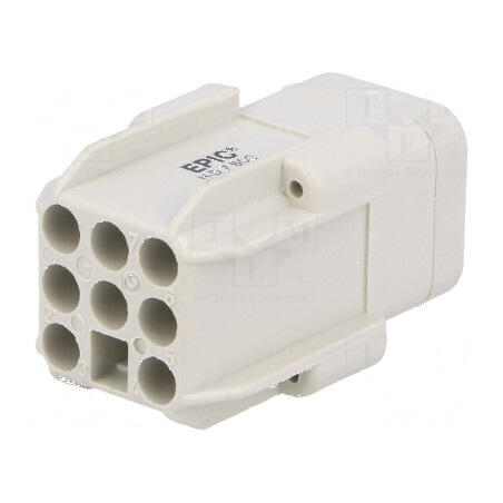 Conector HDC mamă EPIC H-D PIN 8 7 PE H-A 3 10A | Electronic-mag.ro | Componente Electronice