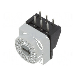 Întrerupător HEX/BCD Poz: 16 THT 80mΩ | Electronic-mag.ro | Componente Electronice