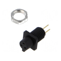 Conector circular 709,719 60V PIN 3 soclu mamă THT 3A IP40 | Electronic-mag.ro | Componente Electronice