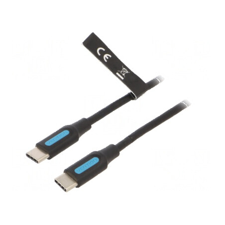 Cablu USB 2.0 USB C nichelat 1,5m 60W | Electronic-mag.ro | Componente Electronice