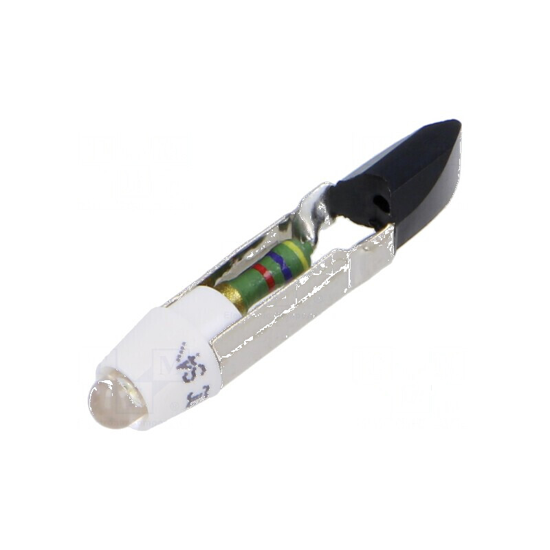 Lampă LED T5,5 albă 28V DC/AC plastic 3mm -20÷60°C | Electronic-mag.ro | Componente Electronice Lampă LED T5,5 albă 28V DC/AC plastic 3mm -20÷60°C | Electronic-mag.ro | Componente Electronice