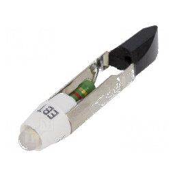 Lampă LED albă T5,5 24V 24VAC | Electronic-mag.ro | Componente Electronice