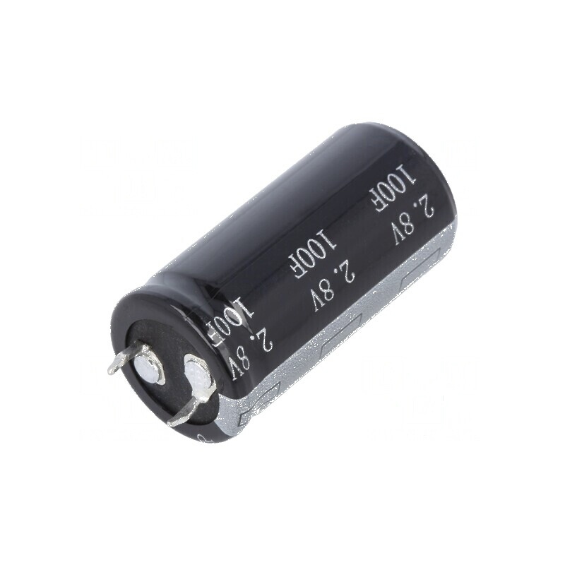 Supercondensator 100F 2,8VDC Ø22,4x45,5mm 12mΩ SNAP-IN | Electronic-mag.ro | Componente Electronice Supercondensator 100F 2,8VDC Ø22,4x45,5mm 12mΩ SNAP-IN | Electronic-mag.ro | Componente Electronice