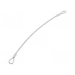 Cablu de asigurare PVC oțel inoxidabil 150mm | Electronic-mag.ro | Componente Electronice