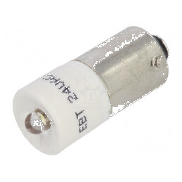 Lampă LED albă BA9S T10 24V 24VAC plastic -20° până la 60°C | Electronic-mag.ro | Componente Electronice