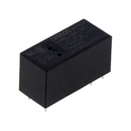 Releu electromagnetic DPST-NO 24VDC 8A | Electronic-mag.ro | Componente Electronice