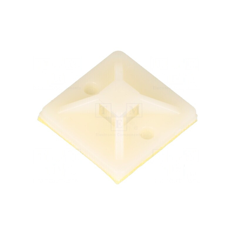 Element de susținere autoadeziv poliamidă UL94V-2 natural | Electronic-mag.ro | Componente Electronice