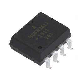 Optocuplor SMD 3,75kV 10Mbps Gull Wing 8 pini | Electronic-mag.ro | Componente Electronice