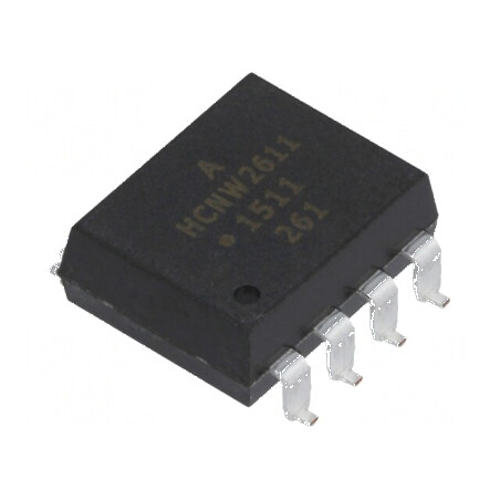 Optocuplor SMD 3,75kV 10Mbps Gull Wing 8 pini | Electronic-mag.ro | Componente Electronice