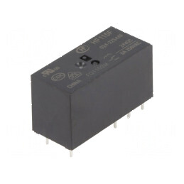 Releu electromagnetic DPDT 24VDC 8A 250VAC HF115F | Electronic-mag.ro | Componente Electronice