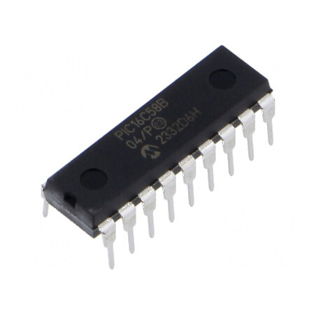 Microcontroler PIC 40MHz GPIO 2,5-5,5VDC THT PDIP18 PIC16 | Electronic-mag.ro | Componente Electronice