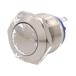 Comutator anti-vandalism SPST-NO 2A/36VDC IP65 Ø19mm | Electronic-mag.ro | Componente Electronice