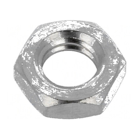 Piuliță M6 din alamă nichelată, 10mm, temperatură 20÷100°C, filet metric pas 1 | Electronic-mag.ro | Componente Electronice