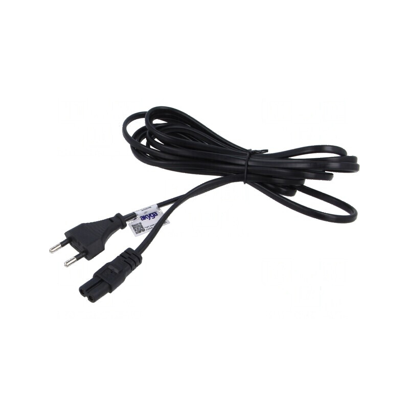 Cablu 2x0,5mm2 CEE 7/16 mufă IEC C7 mamă PVC 3m negru | Electronic-mag.ro | Componente Electronice Cablu 2x0,5mm2 CEE 7/16 mufă IEC C7 mamă PVC 3m negru | Electronic-mag.ro | Componente Electronice