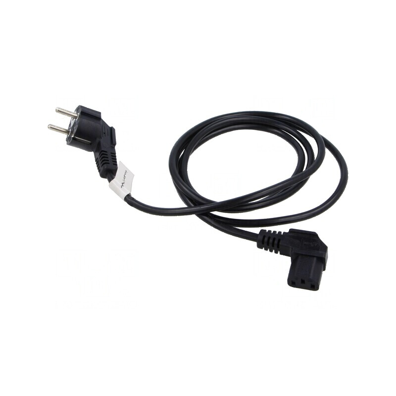Cablu CEE 7/7 ştecăr unghi 90° IEC C13 mamă PVC | Electronic-mag.ro | Componente Electronice Cablu CEE 7/7 ştecăr unghi 90° IEC C13 mamă PVC | Electronic-mag.ro | Componente Electronice