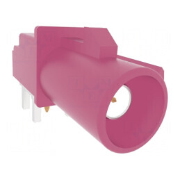 Conector FAKRA soclu tată PCB THT 50Ω 6GHz -65÷165°C | Electronic-mag.ro | Componente Electronice