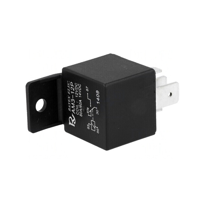 Releu electromagnetic SPDT 12VDC 80A pentru autovehicule | Electronic-mag.ro | Componente Electronice Releu electromagnetic SPDT 12VDC 80A pentru autovehicule | Electronic-mag.ro | Componente Electronice