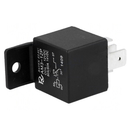 Releu electromagnetic SPDT 12VDC 80A pentru autovehicule | Electronic-mag.ro | Componente Electronice