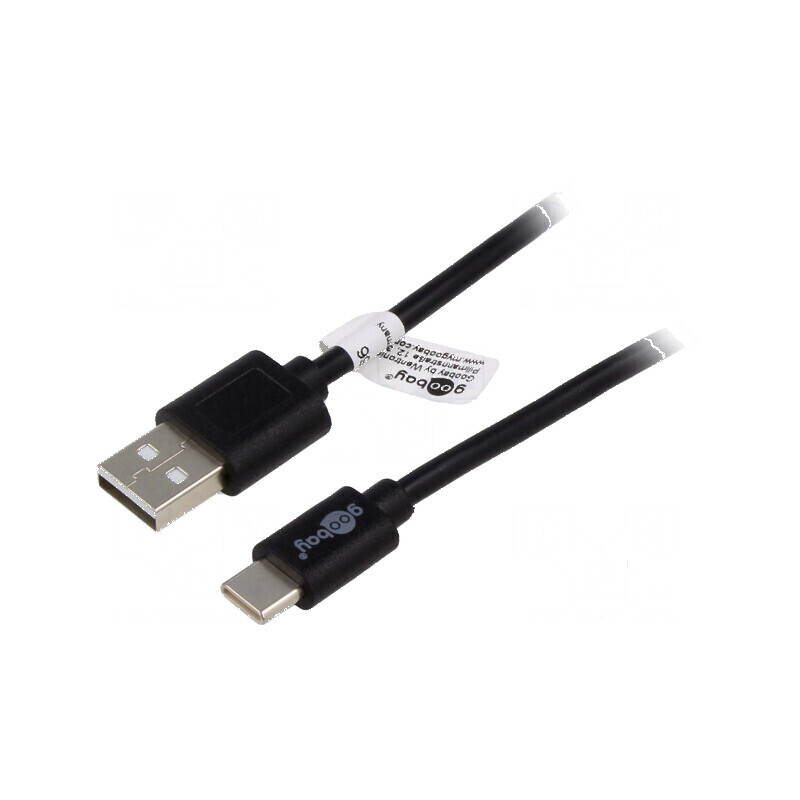 Cablu USB 2.0 A la C 1m negru | Electronic-mag.ro | Componente Electronice Cablu USB 2.0 A la C 1m negru | Electronic-mag.ro | Componente Electronice