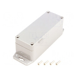 Carcasă universală cu dimensiuni 35mm x 90mm x 35mm și lame de fixare | Electronic-mag.ro | Componente Electronice