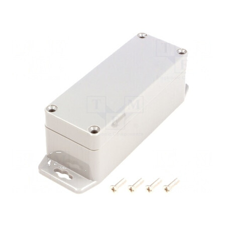 Carcasă universală cu dimensiuni 35mm x 90mm x 35mm și lame de fixare | Electronic-mag.ro | Componente Electronice