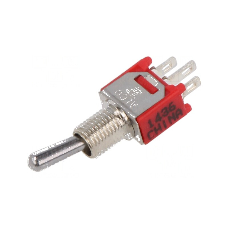 Comutator basculant 2 SPDT ON-ON 1A/250VAC 3A/28VDC 20mΩ | Electronic-mag.ro | Componente Electronice Comutator basculant 2 SPDT ON-ON 1A/250VAC 3A/28VDC 20mΩ | Electronic-mag.ro | Componente Electronice