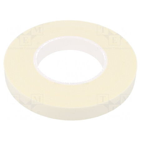 Bandă de fixare dublu adezivă albă 19mm x 11m x 1mm | Electronic-mag.ro | Componente Electronice