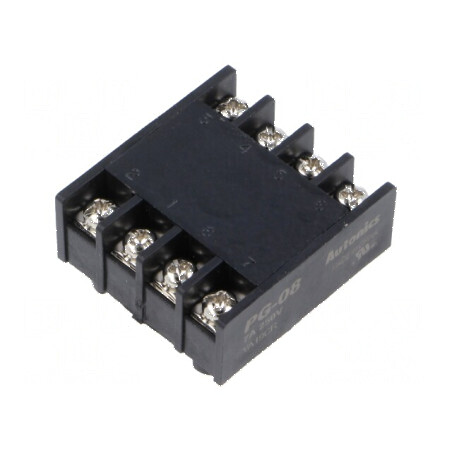 Stativ PIN 8 pentru Accesorii Relee cu Soclu Rotund | Electronic-mag.ro | Componente Electronice