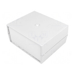 Carcasă ABS gri cu panou 120mm x 100mm x 56mm | Electronic-mag.ro | Componente Electronice
