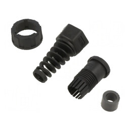 Carcasa RJ45 plastic IP67 pentru cablu drept 4,5-6,5mm | Electronic-mag.ro | Componente Electronice
