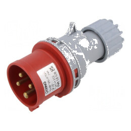 Conector alimentare AC 16A IEC 60309 IP44 mufă tată PIN 4 | Electronic-mag.ro | Componente Electronice