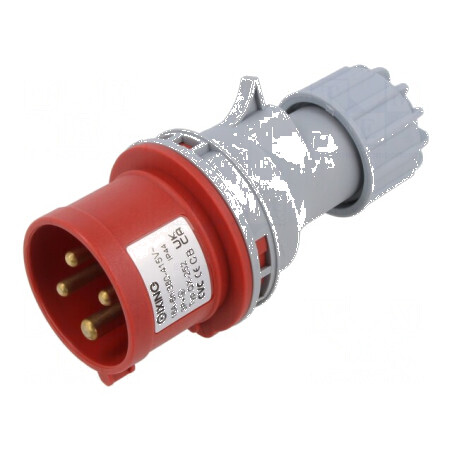 Conector alimentare AC 16A IEC 60309 IP44 mufă tată PIN 4 | Electronic-mag.ro | Componente Electronice