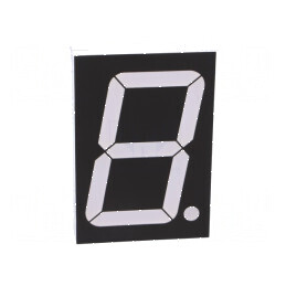 Afișaj LED 7 segmente 56mm 2,3 Nr.car roșie 120mcd | Electronic-mag.ro | Componente Electronice