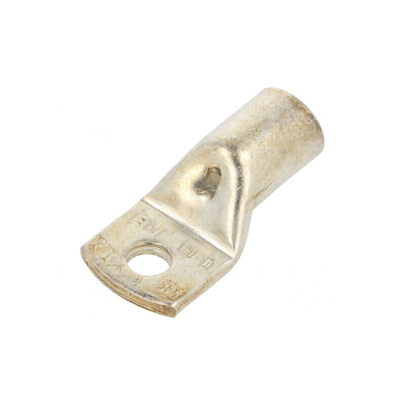 Vârf inelar tubular M10 120mm2 cupru crimpat pe cablu drept | Electronic-mag.ro | Componente Electronice Vârf inelar tubular M10 120mm2 cupru crimpat pe cablu drept | Electronic-mag.ro | Componente Electronice