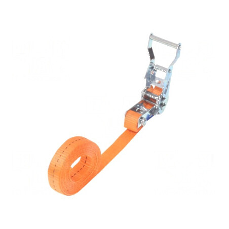 Bandă de fixare portocalie 6m x 25mm, 1000kg | Electronic-mag.ro | Componente Electronice