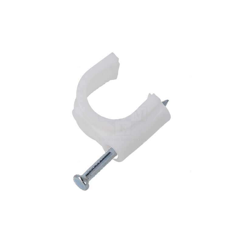 Element de susținere albă pe cablu rotund 100 bucăți cu cui | Electronic-mag.ro | Componente Electronice Element de susținere albă pe cablu rotund 100 bucăți cu cui | Electronic-mag.ro | Componente Electronice