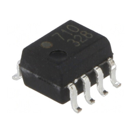 Optocuplor SMD CMOS 3,75kV 12,5Mbps 8 pini | Electronic-mag.ro | Componente Electronice