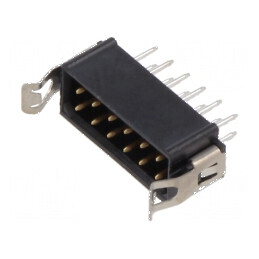 Conector PCB-cablu/PCB soclu tată PIN 12 Datamate L-Tek THT | Electronic-mag.ro | Componente Electronice
